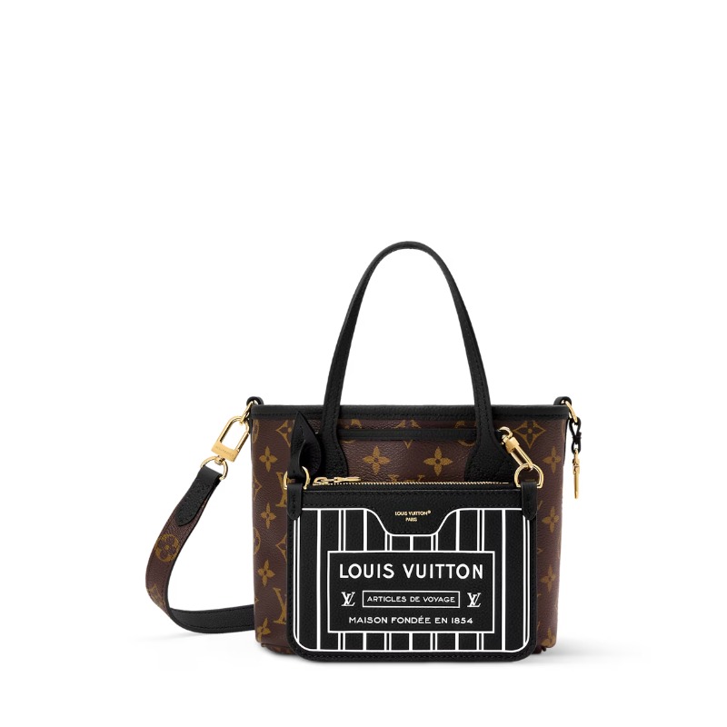 LOUIS VUITTON Neverfull Bandoulière Inside Out BB