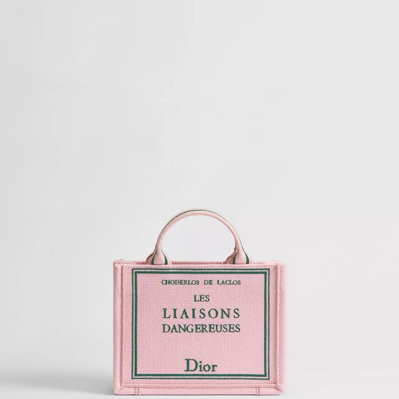Mini Dior Book Tote with Strap
