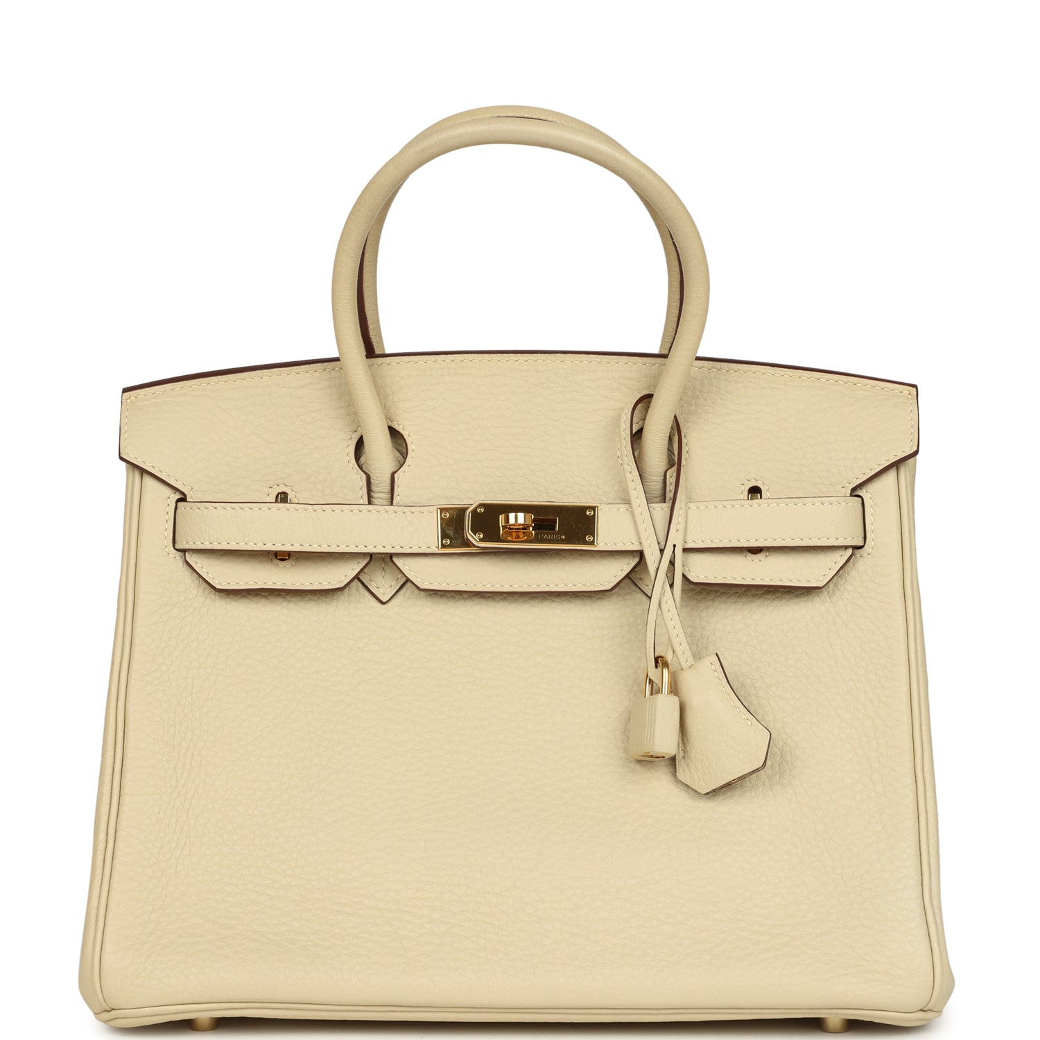 Hermès Birkin 30 Parchemin Clemence Gold Hardware