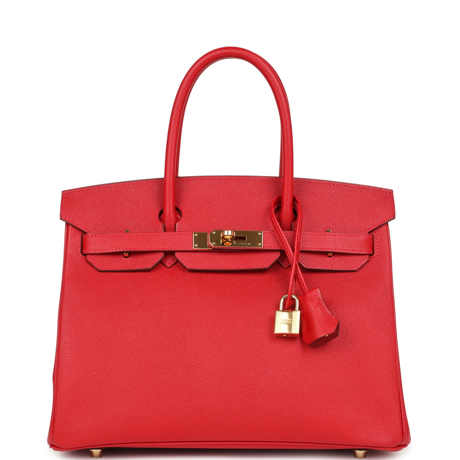 Hermès Birkin 30 Rouge Casaque Epsom Gold Hardware