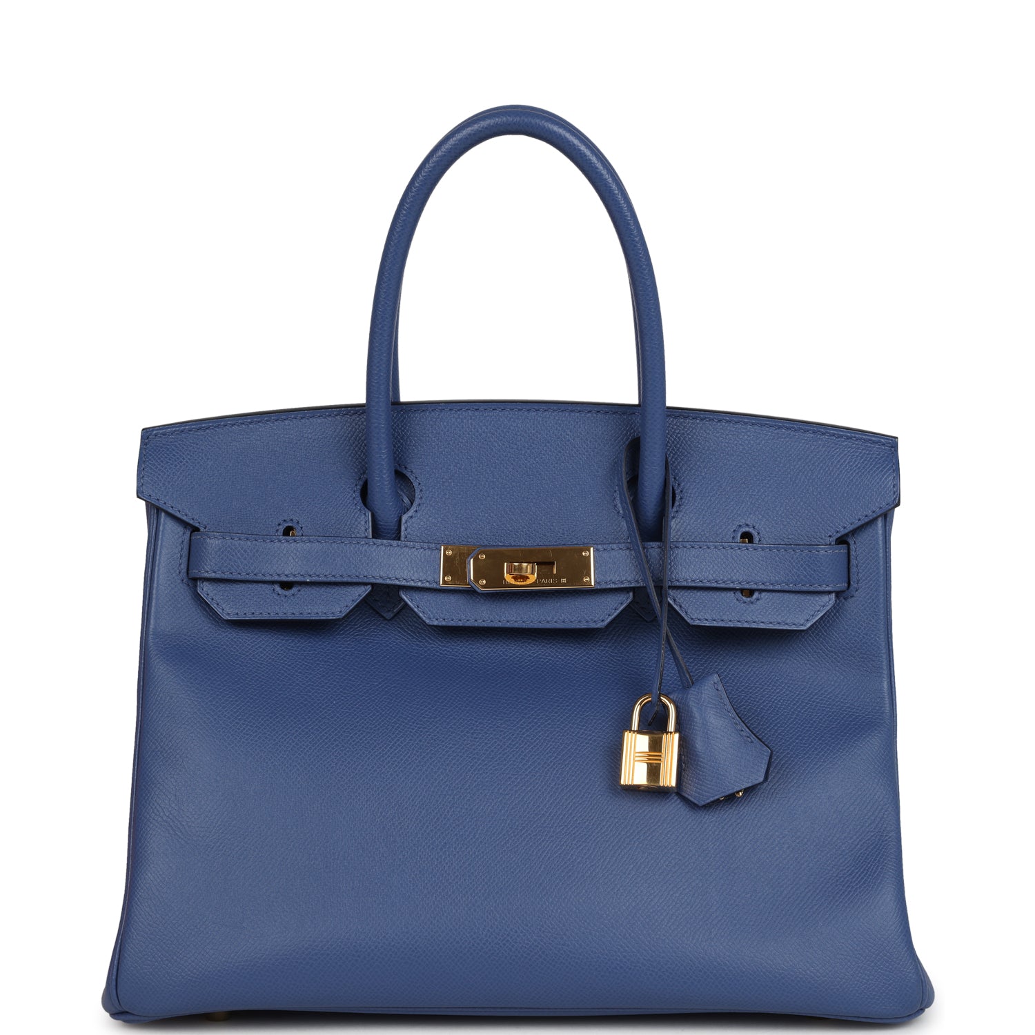 Hermès Birkin 30 Bleu Brighton Epsom Gold Hardware