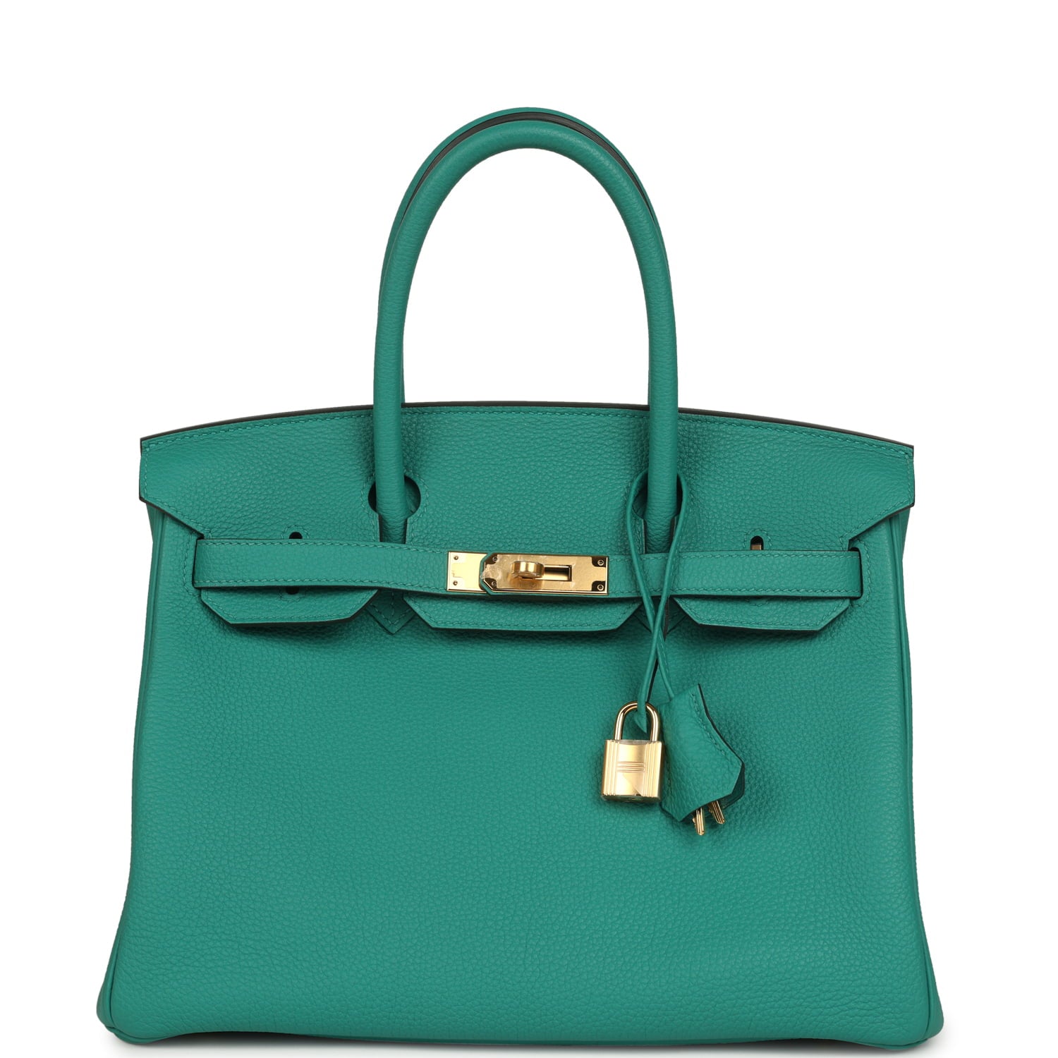 Hermès Birkin 30 Vert Verone Togo Gold Hardware