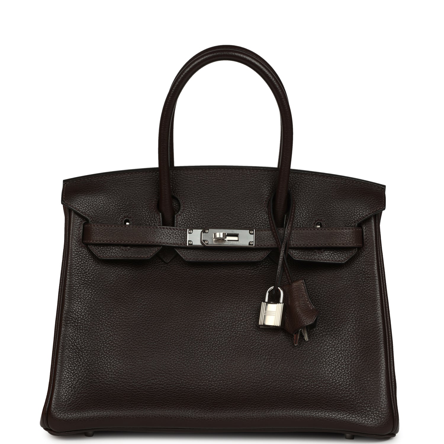 Hermès Birkin 30 Ebene Barenia Faubourg Palladium Hardware