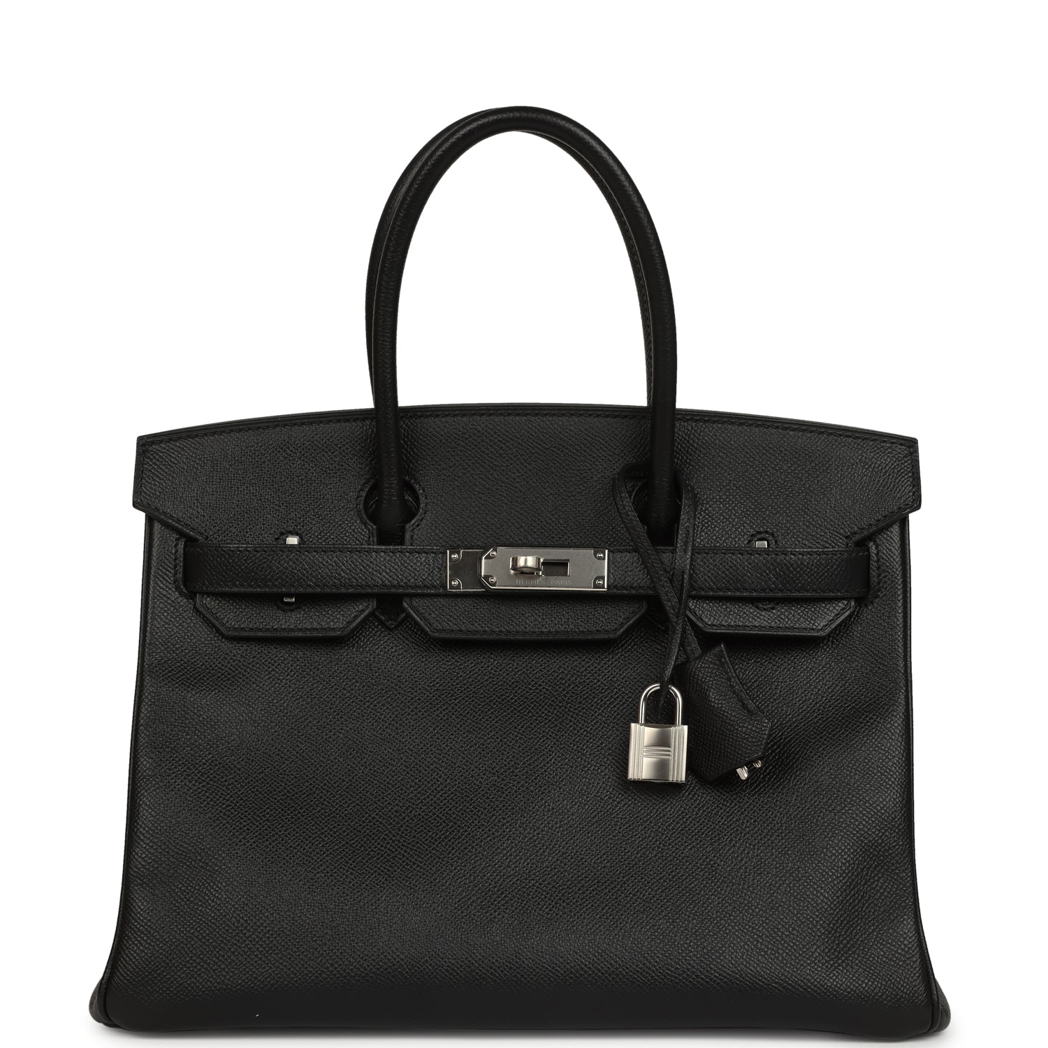 Hermès Birkin 30 Black Epsom Palladium Hardware