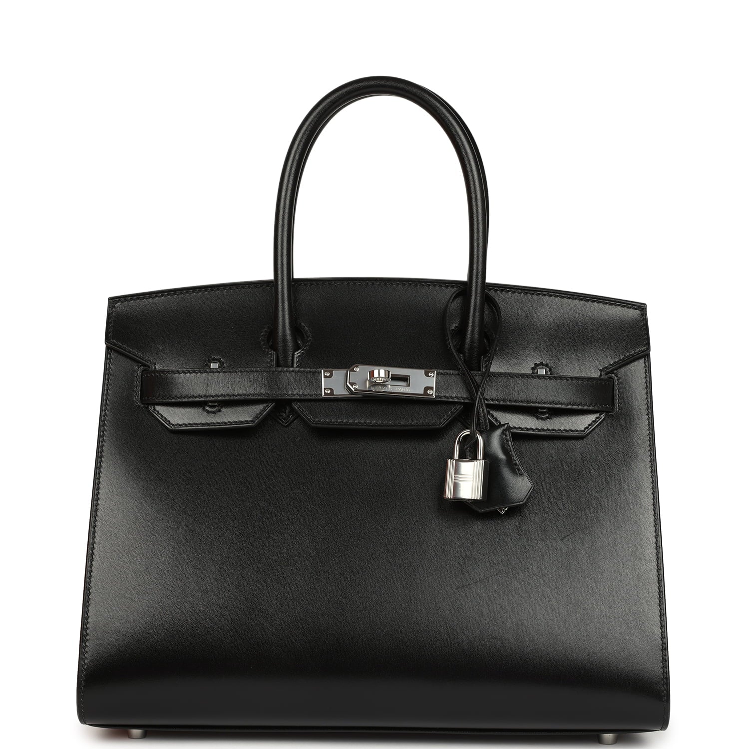 Hermès Birkin Sellier 30 Black Box Palladium Hardware