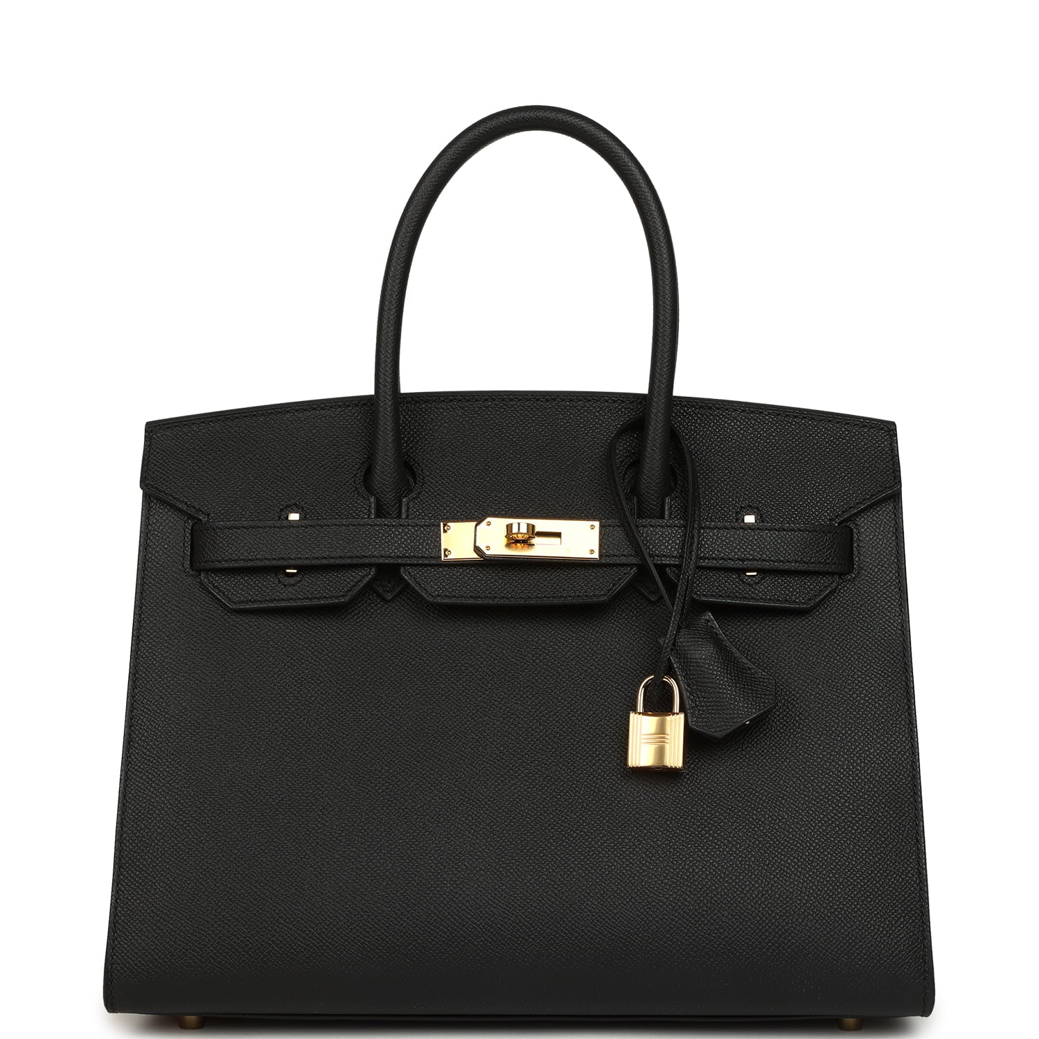 Hermès Birkin Sellier 30 Black Epsom Gold Hardware