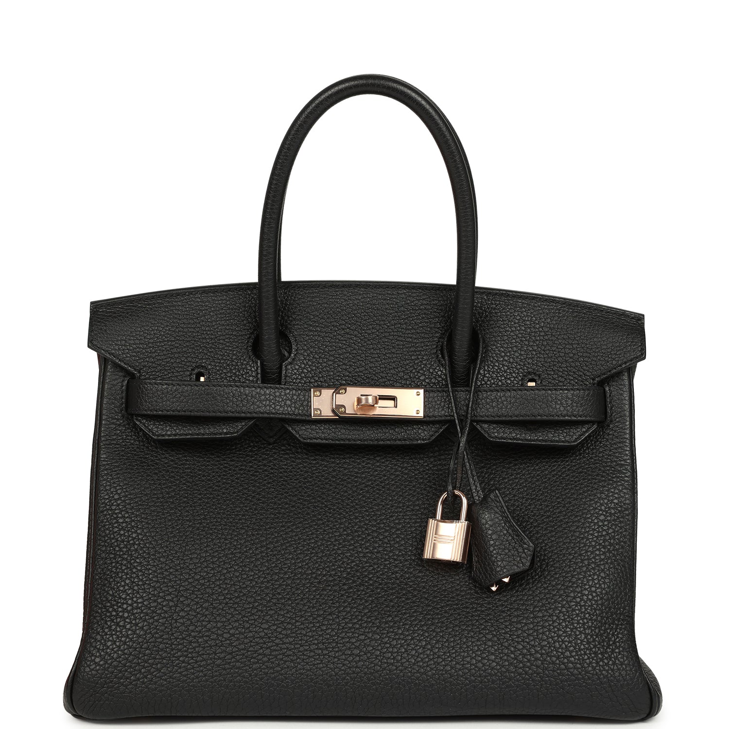 Hermès Birkin 30 Black Togo Rose Gold Hardware