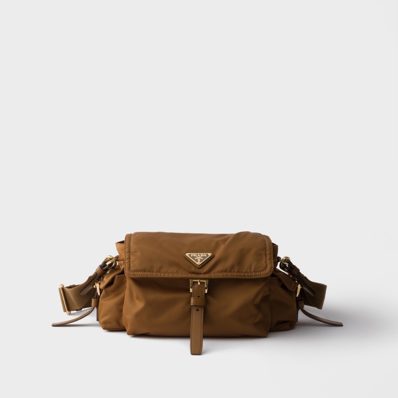 Prada Explore medium Re-Nylon shoulder bag with flap