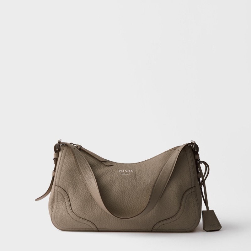 Prada Aimèe large leather shoulder bag