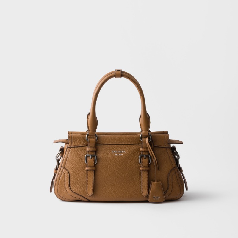 Large leather tote bag