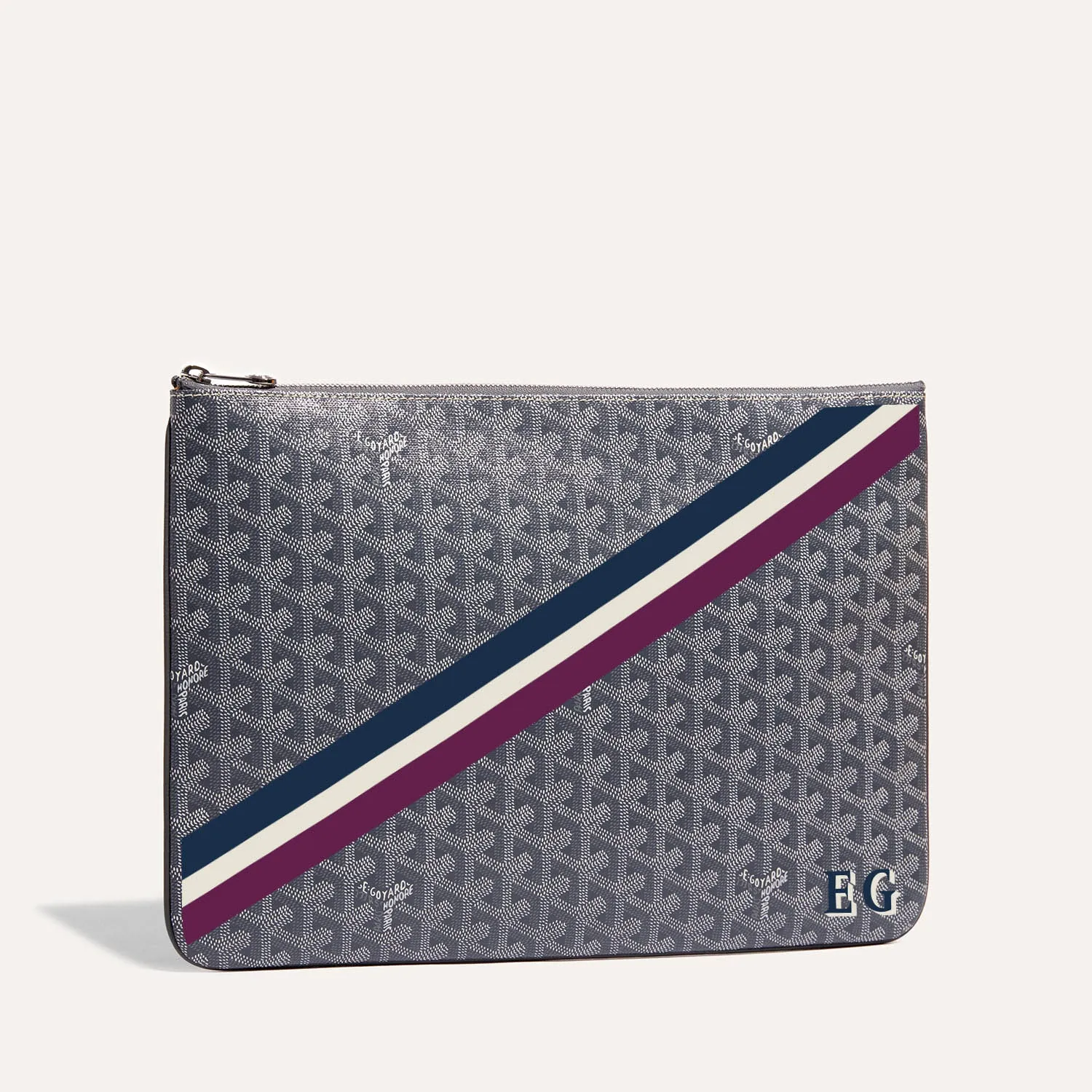 Sénat MGM Pouch Stripes and Initials