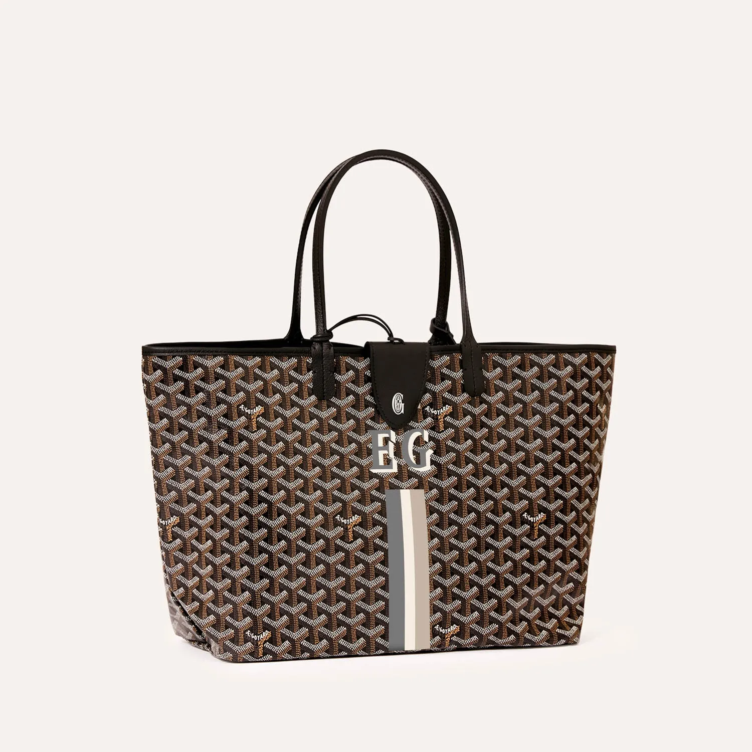 Saint Louis PM bag Stripes and Initials