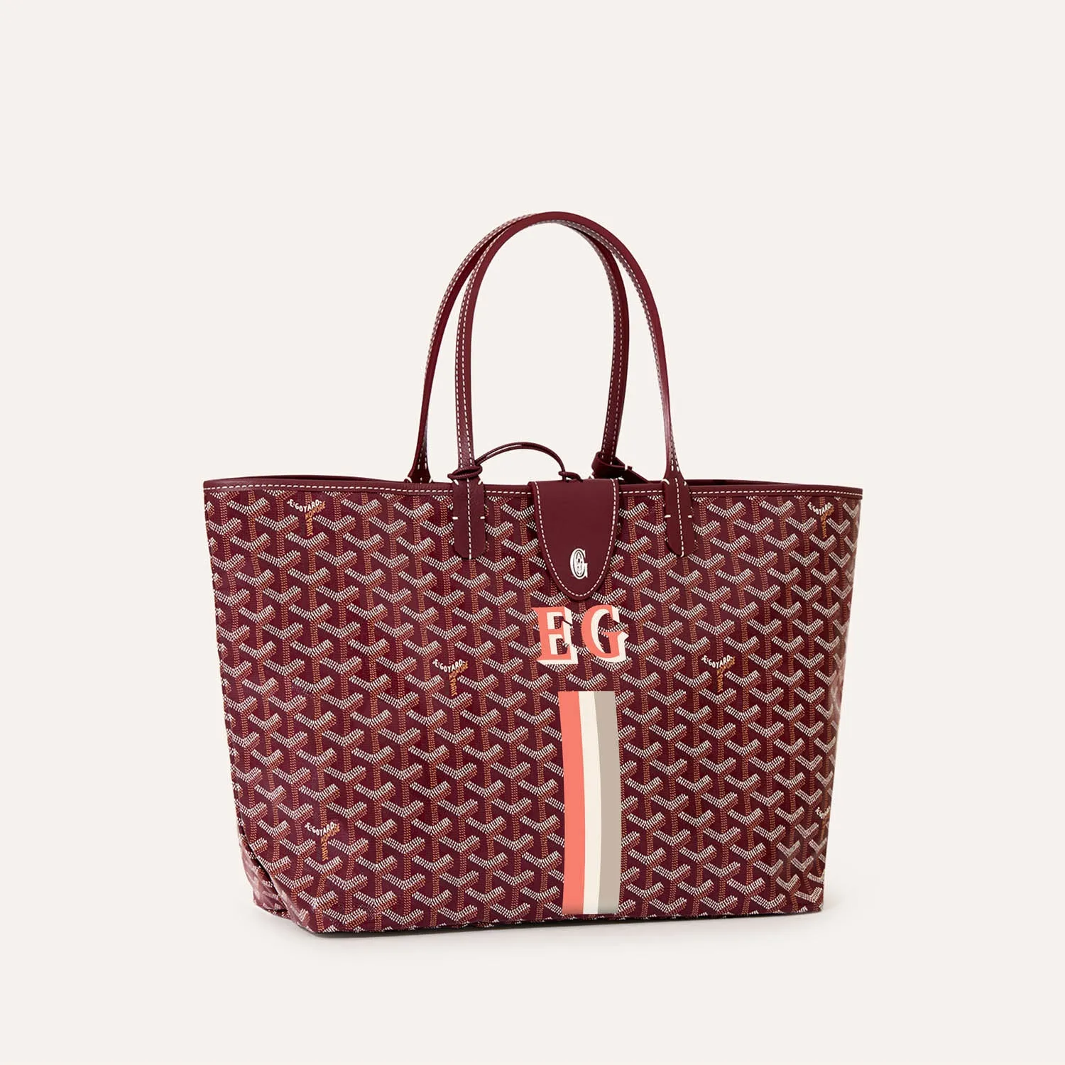 Saint Louis PM bag Stripes and Initials