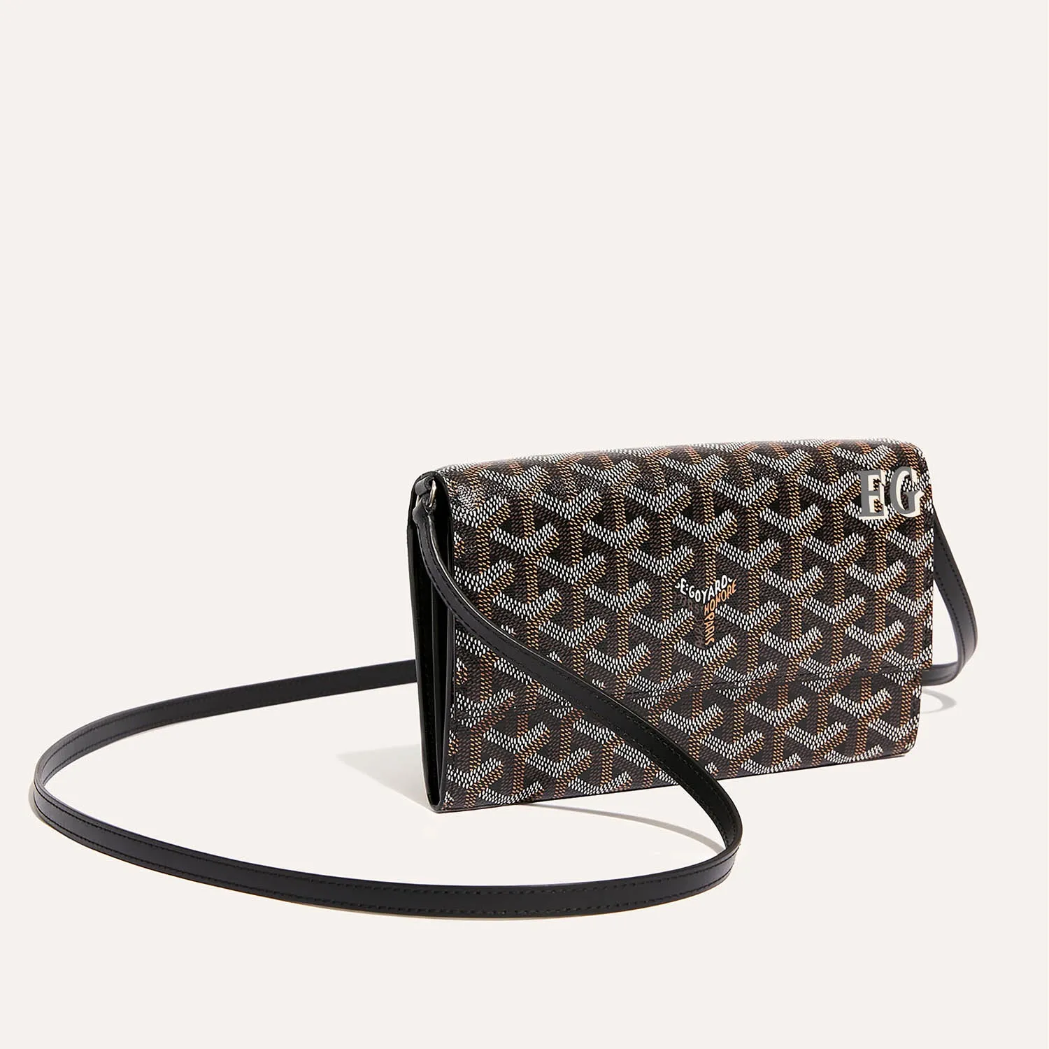 Varenne pouch-wallet initials