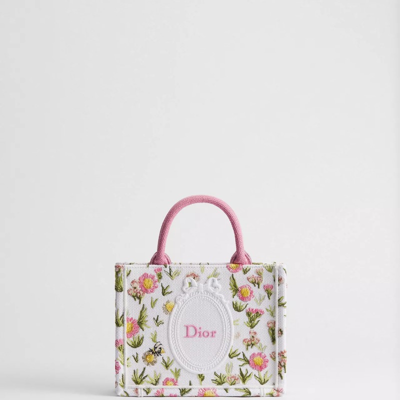 Mini Dior Book Tote with Strap