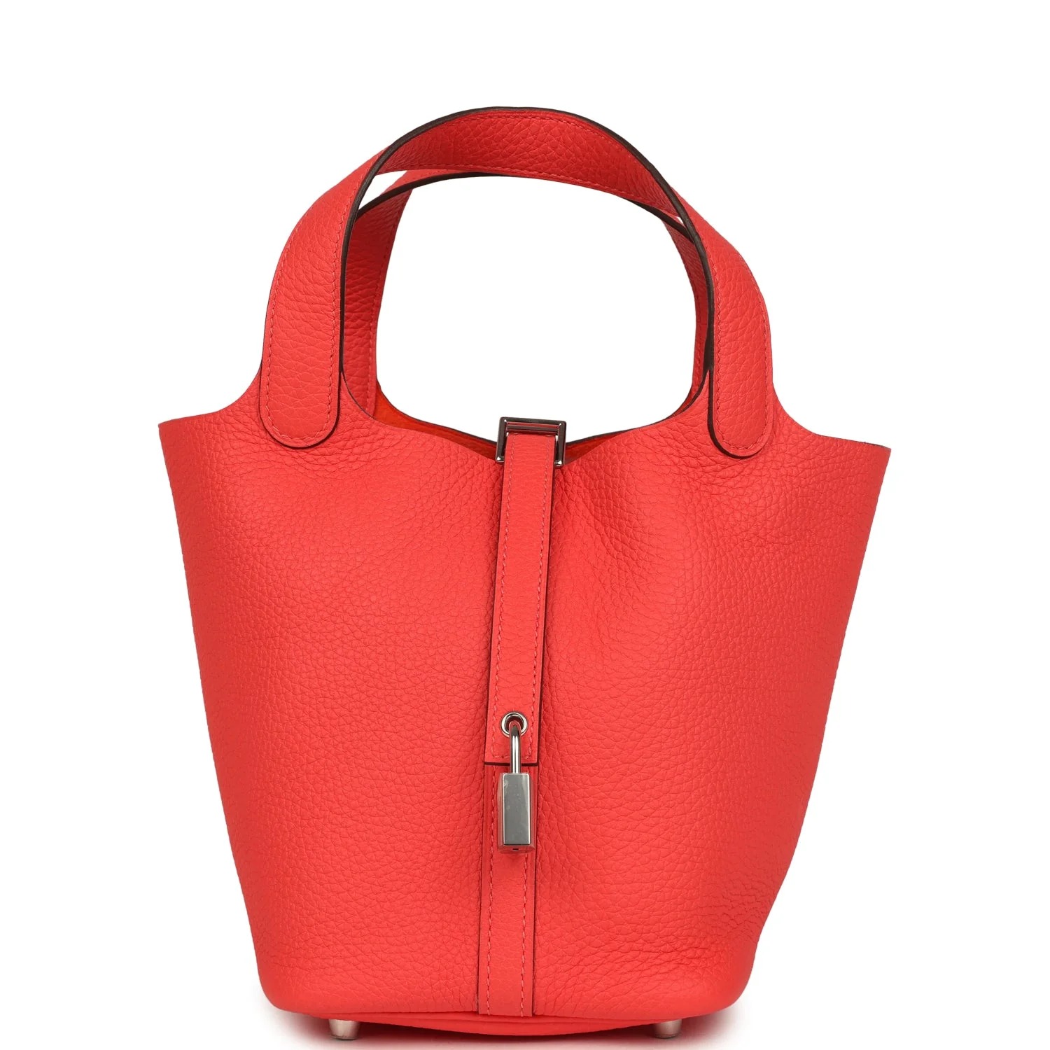 Hermès Picotin Lock 18 Rose Texas Clemence Palladium Hardware