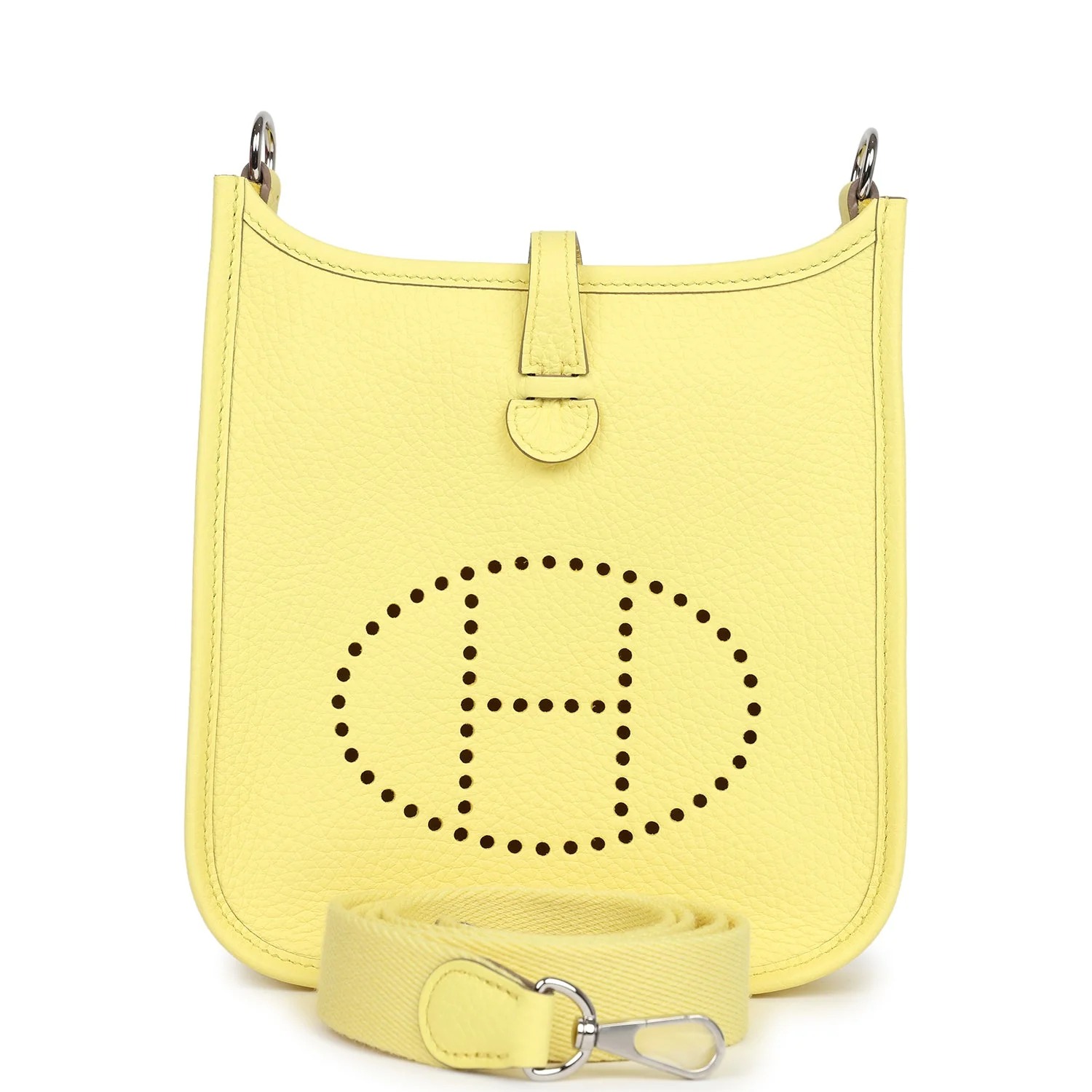 Hermès Evelyne TPM Limoncello Clemence Palladium Hardware