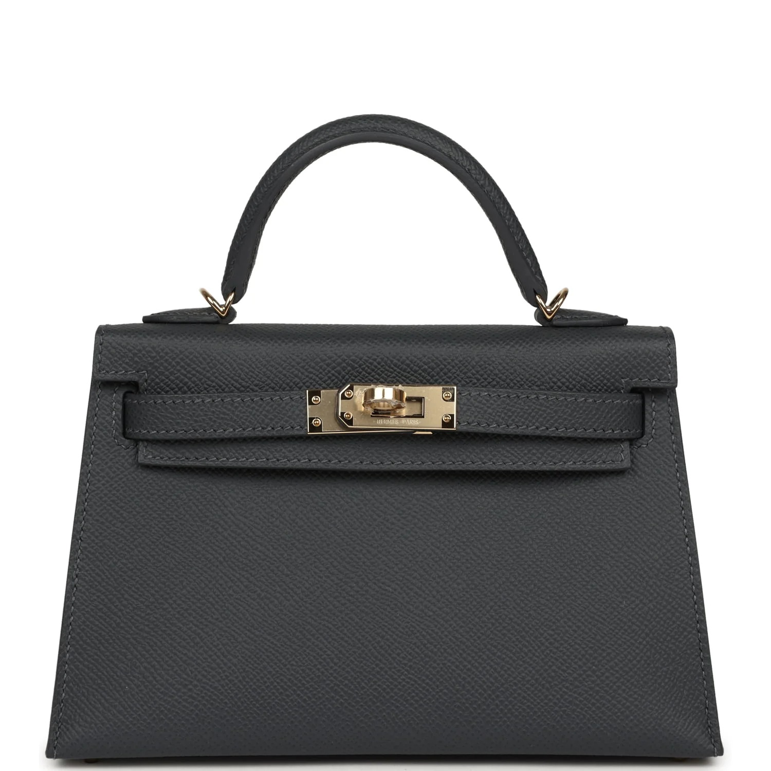 Hermès Kelly Sellier 20 Ardoise Epsom Permabrass Hardware