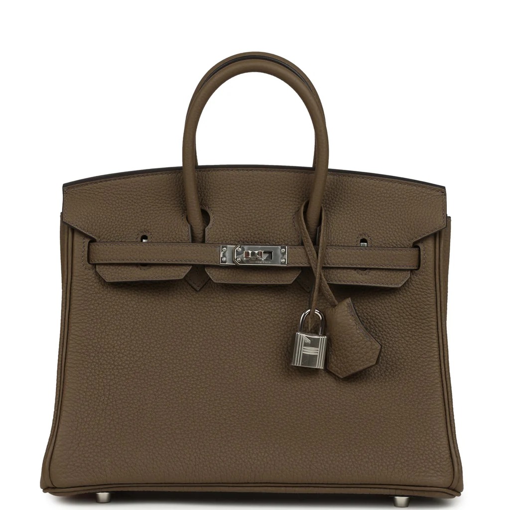 Hermès Birkin 25 Toundra Togo Palladium Hardware