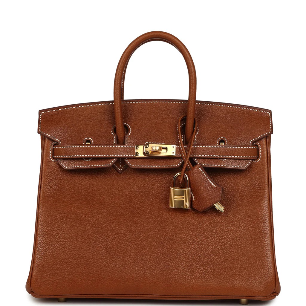 Hermès Birkin 25 Fauve Barenia Faubourg Gold Hardware
