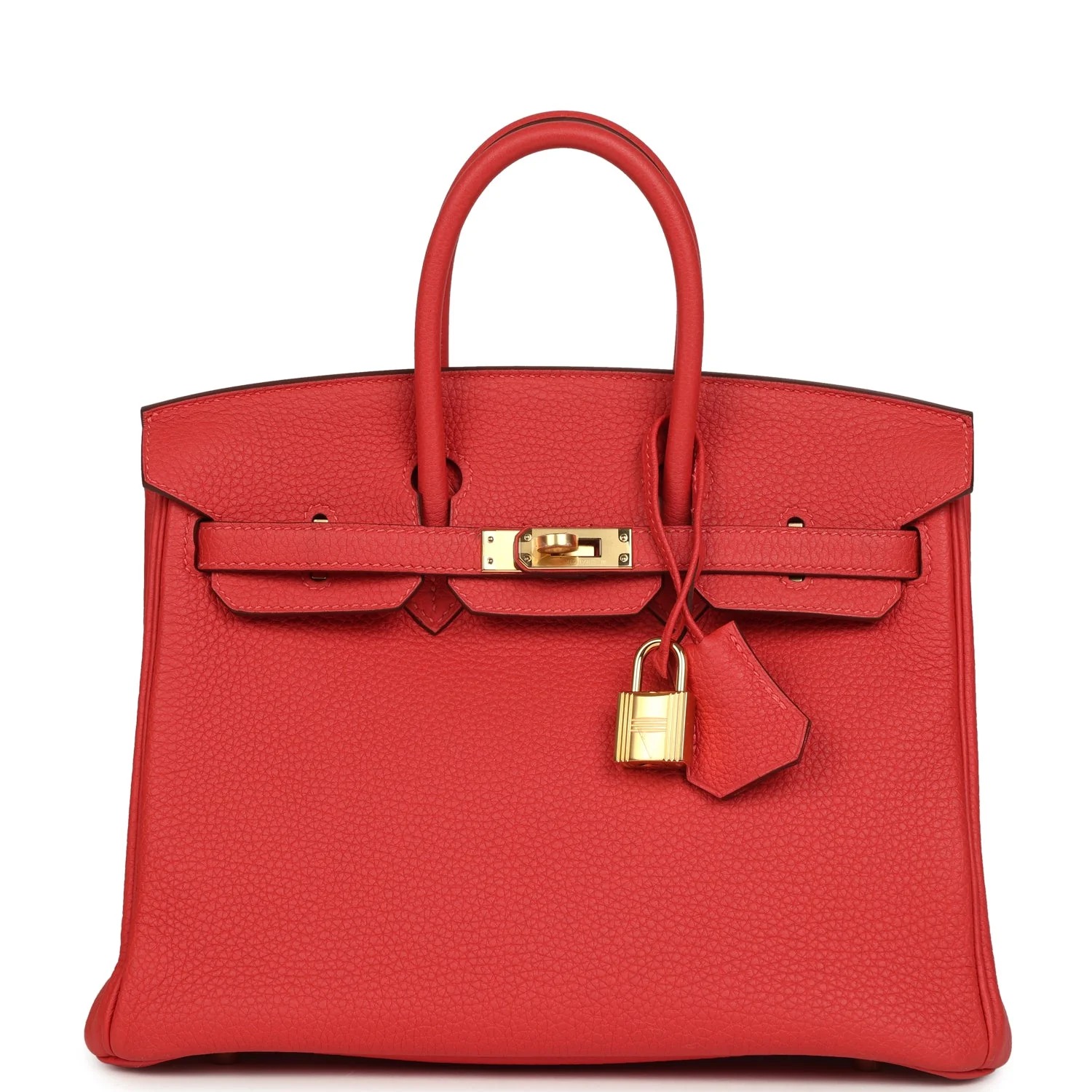 Hermès Birkin 25 Rouge Pivone Togo Gold Hardware