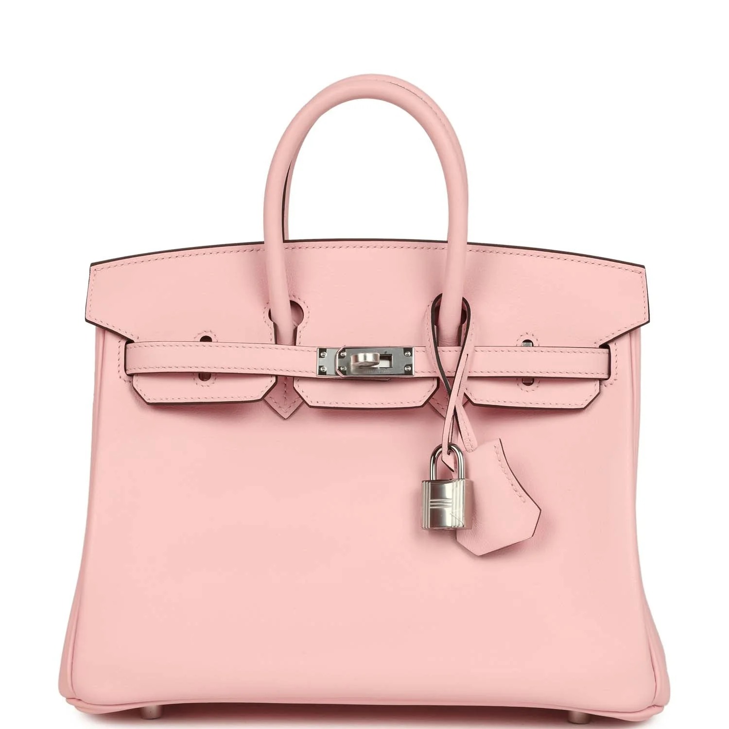 Hermès Birkin 25 Rose Sakura Swift Palladium Hardware